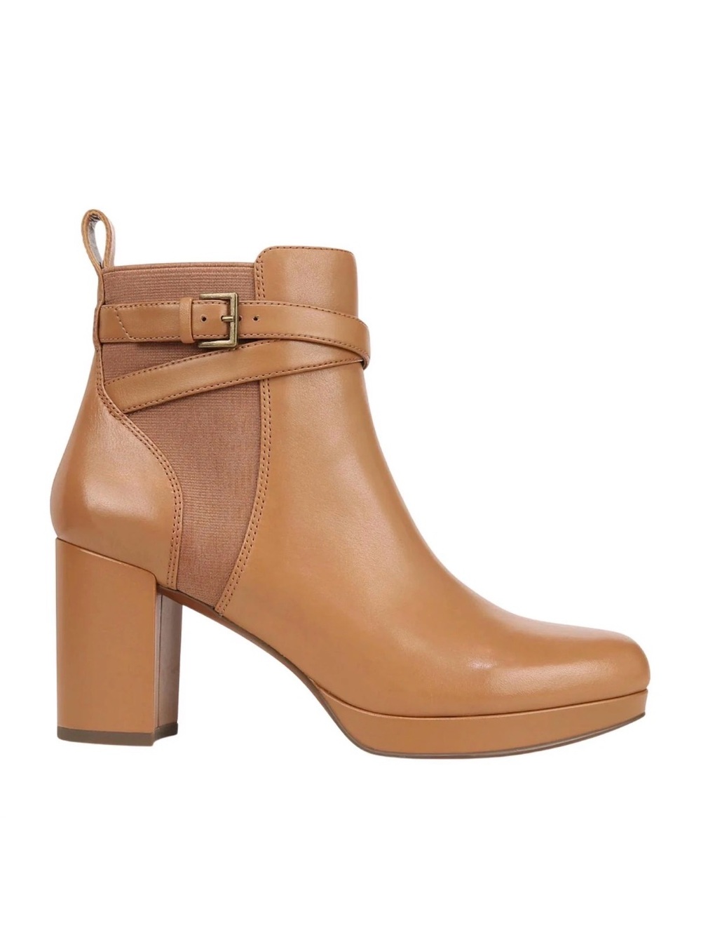 Vionic Nella leather water repellent ankle boots Camel 9